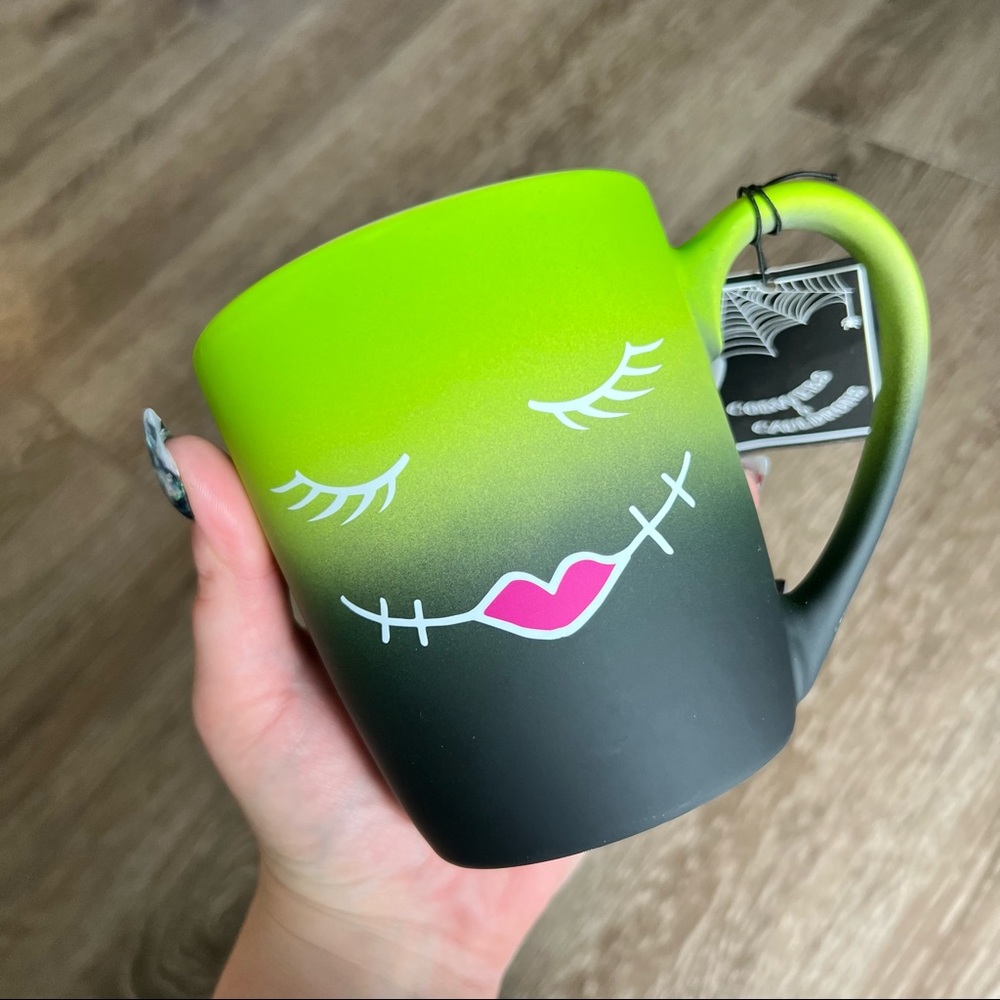 Soft touch Halloween Monster wife ceramic  Mug